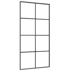 vidaXL Sliding Door Inner Glass Door Sliding Barn Door Aluminium and ESG Glass - 102.5 x 205 cm