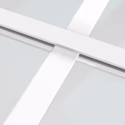vidaXL Sliding Door ESG Glass and Aluminium 102.5x205 cm White Interior Door - Additional view 5