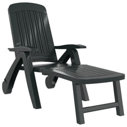 VidaXL 318223 outdoor chair Lounge Padded seat Polypropylene (PP) Green