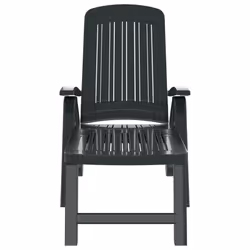 VidaXL 318223 outdoor chair Lounge Padded seat Polypropylene (PP) Green