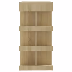 vidaXL Bar Table with Storage Rack Bar High Table Pub Table Engineered Wood - sonoma oak - Additional view 6