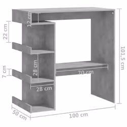 VidaXL 809453 kitchen/dining table - Additional view 7