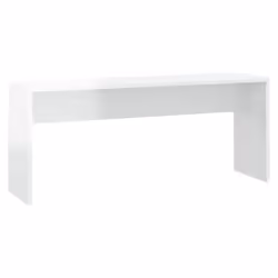 vidaXL Dining Set 3 Piece Chipboard Kitchen Dining Table & Chair Multi Colours - high gloss white - Additional view 8