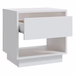 VidaXL 809512 nightstand/bedside table White - Additional view 4