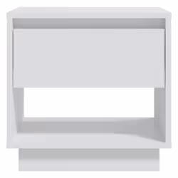 VidaXL 809512 nightstand/bedside table White - Additional view 5