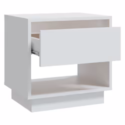 VidaXL 809513 nightstand/bedside table White - Additional view 4