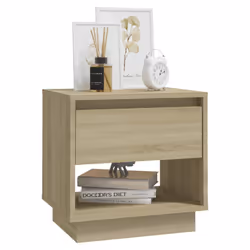 VidaXL 809519 nightstand/bedside table Oak - Additional view 4