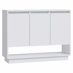 vidaXL Sideboard Chipboard Living Room Bedroom Storage Cabinet Multi Colours - white - Additional view 2