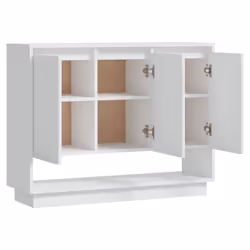 vidaXL Sideboard Chipboard Living Room Bedroom Storage Cabinet Multi Colours - white - Additional view 6