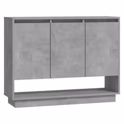 vidaXL Sideboard Chipboard Living Room Bedroom Storage Cabinet Multi Colours - concrete grey - Additional view 2