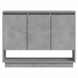 vidaXL Sideboard Chipboard Living Room Bedroom Storage Cabinet Multi Colours - concrete grey - Additional view 5