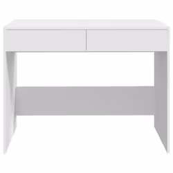 vidaXL Desk Home Office Working Writing Table Computer Desk Engineered Wood - white - Additional view 5