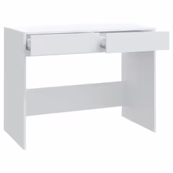 vidaXL Desk Home Office Working Writing Table Computer Desk Engineered Wood - white - Additional view 7