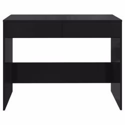 vidaXL Desk Home Office Working Writing Table Computer Desk Engineered Wood - black - Additional view 5