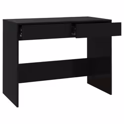 vidaXL Desk Home Office Working Writing Table Computer Desk Engineered Wood - black - Additional view 7