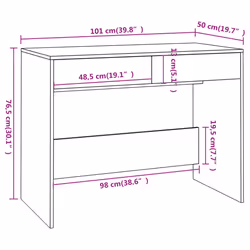 VidaXL 809560 desk - Additional view 8