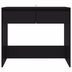 vidaXL Console Table Hallway Tea End Table Side Table for Under Mirror Steel - black - Additional view 5