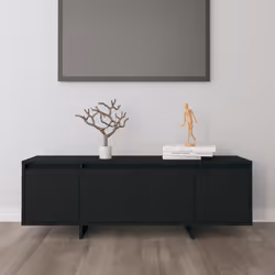 VidaXL 809576, Black, Wood, Wood, 1200 mm, 300 mm, 405 mm
