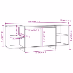 VidaXL 809587 TV cabinet/entertainment centre - Additional view 8