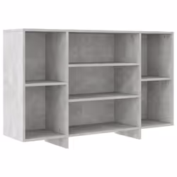 vidaXL Sideboard Chipboard Home Bedroom Side Cabinet Furniture Multi Colours - concrete grey - Additional view 3
