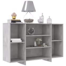 vidaXL Sideboard Chipboard Home Bedroom Side Cabinet Furniture Multi Colours - concrete grey - Additional view 4