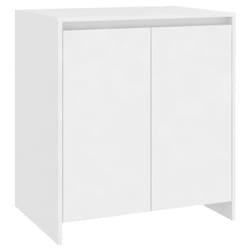 vidaXL Sideboard Storage Cupboard Cabinet Buffet Highboard Engineered Wood - white