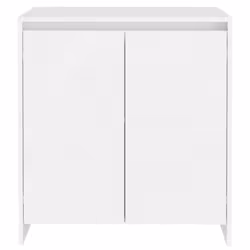 vidaXL Sideboard Storage Cupboard Cabinet Buffet Highboard Engineered Wood - white - Additional view 6