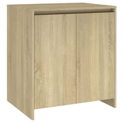 vidaXL Sideboard Storage Cupboard Cabinet Buffet Highboard Engineered Wood - sonoma oak