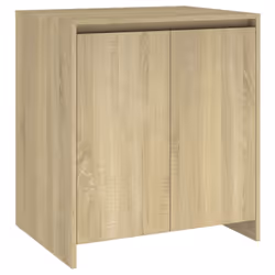 vidaXL Sideboard Storage Cupboard Cabinet Buffet Highboard Engineered Wood - sonoma oak