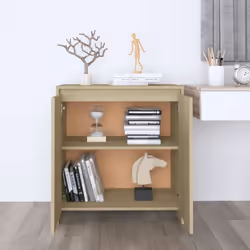 vidaXL Sideboard Storage Cupboard Cabinet Buffet Highboard Engineered Wood - sonoma oak