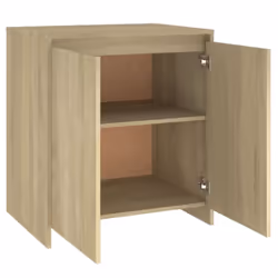 vidaXL Sideboard Storage Cupboard Cabinet Buffet Highboard Engineered Wood - sonoma oak - Additional view 8