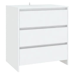 vidaXL Sideboard Storage Cupboard Cabinet Buffet Highboard Engineered Wood - white