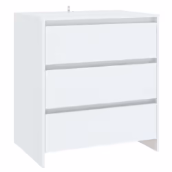 vidaXL Sideboard Storage Cupboard Cabinet Buffet Highboard Engineered Wood - white