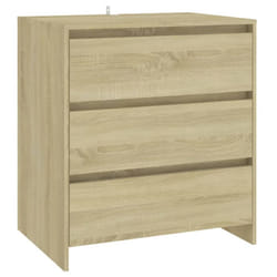 vidaXL Sideboard Storage Cupboard Cabinet Buffet Highboard Engineered Wood - sonoma oak