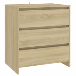 vidaXL Sideboard Storage Cupboard Cabinet Buffet Highboard Engineered Wood - sonoma oak
