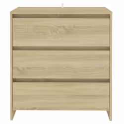 vidaXL Sideboard Storage Cupboard Cabinet Buffet Highboard Engineered Wood - sonoma oak