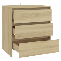 vidaXL Sideboard Storage Cupboard Cabinet Buffet Highboard Engineered Wood - sonoma oak - Additional view 5