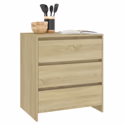 vidaXL Sideboard Storage Cupboard Cabinet Buffet Highboard Engineered Wood - sonoma oak - Additional view 7