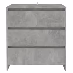 vidaXL Sideboard Storage Cupboard Cabinet Buffet Highboard Engineered Wood - concrete grey - Additional view 3