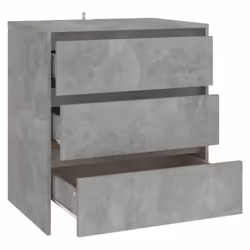 vidaXL Sideboard Storage Cupboard Cabinet Buffet Highboard Engineered Wood - concrete grey - Additional view 5