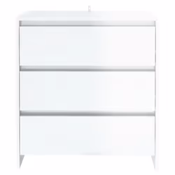 vidaXL Sideboard Storage Cupboard Cabinet Buffet Highboard Engineered Wood - high gloss white