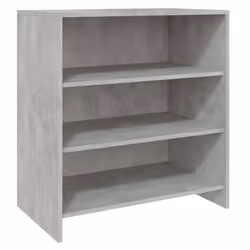 vidaXL Sideboard Chipboard Home Bedroom Furniture Side Cabinet Multi Colours - concrete grey - Additional view 3