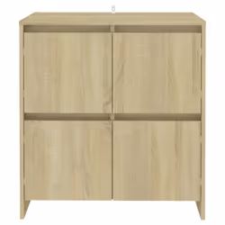vidaXL Sideboard Chipboard Bedroom Storage Book Console Cabinet Multi Colours - sonoma oak - Additional view 4