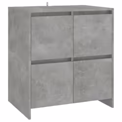 vidaXL Sideboard Chipboard Bedroom Storage Book Console Cabinet Multi Colours - concrete grey - Additional view 2