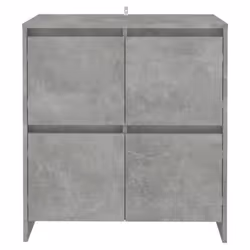 vidaXL Sideboard Chipboard Bedroom Storage Book Console Cabinet Multi Colours - concrete grey - Additional view 3
