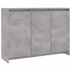 vidaXL Sideboard Storage Cupboard Cabinet Buffet Highboard Engineered Wood - concrete grey