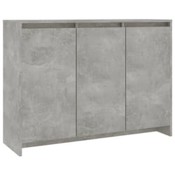 vidaXL Sideboard Storage Cupboard Cabinet Buffet Highboard Engineered Wood - concrete grey