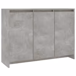 vidaXL Sideboard Storage Cupboard Cabinet Buffet Highboard Engineered Wood - concrete grey
