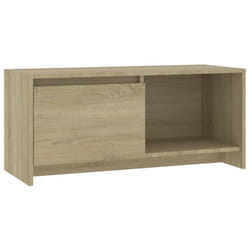 vidaXL TV Cabinet Chipboard Plasma Stereo Cabinet TV Unit Stand Multi Colours - sonoma oak