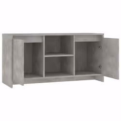 vidaXL TV Cabinet TV Stand Media TV Unit Entertainment Centre Engineered Wood - concrete grey - Additional view 5